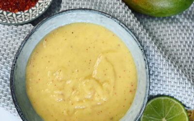 Spicy mangodressing med chili og lime